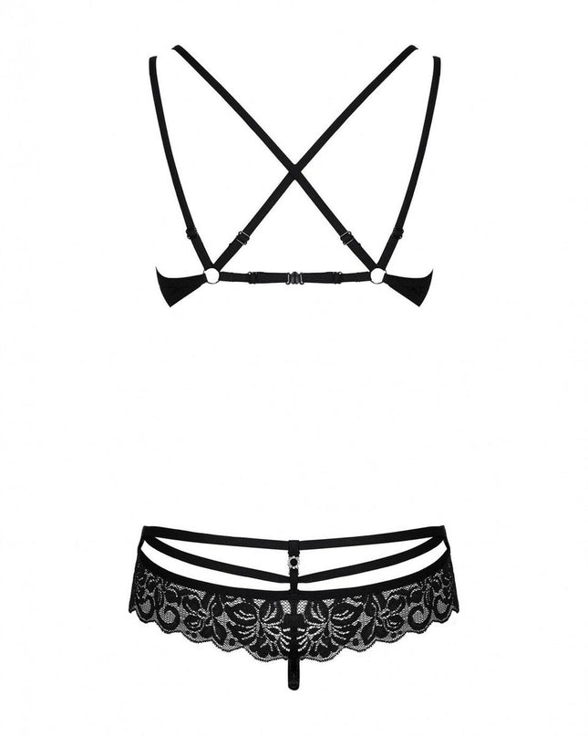 Underwear Set Obsessive 860 Black L/XL-1