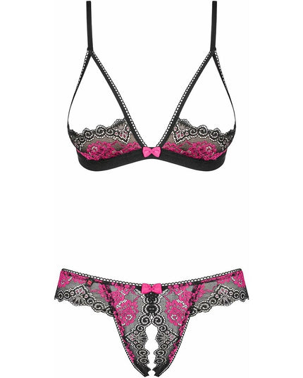 Underwear Set Obsessive Tulia Black S/M-1