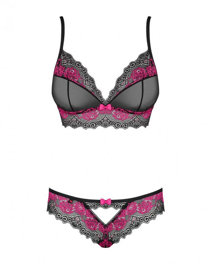 Underwear Set Obsessive Tulia Black S/M-2
