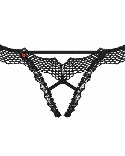 Thong Obsessive Bravelle Black L/XL-0