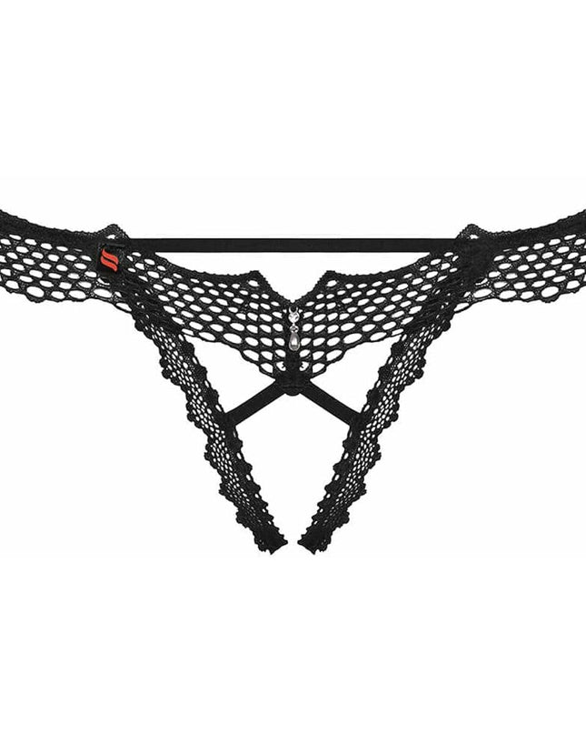 Thong Obsessive Bravelle Black L/XL-0