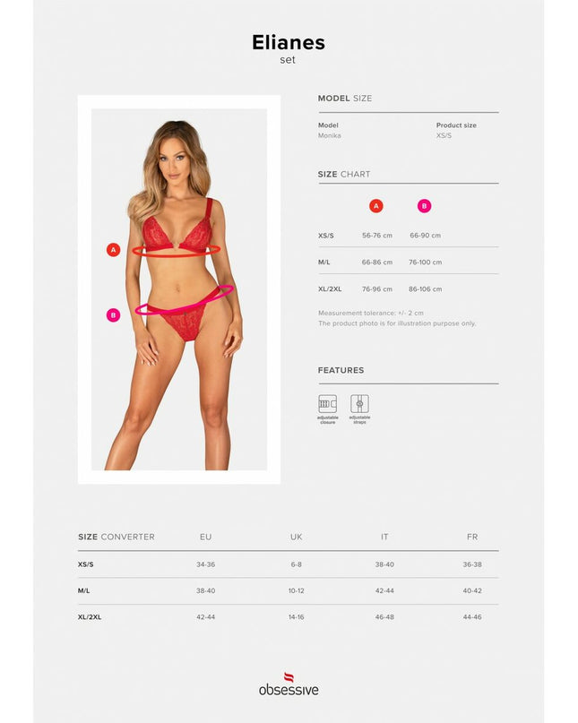 Underwear Set Obsessive XS/S-1