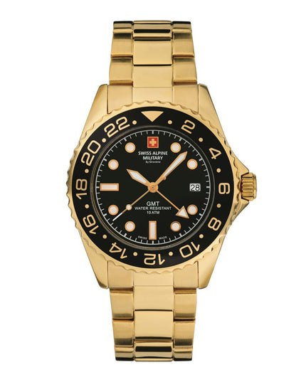 Swiss Alpine Military GMT 7052.1117SAM Herrenuhr-0