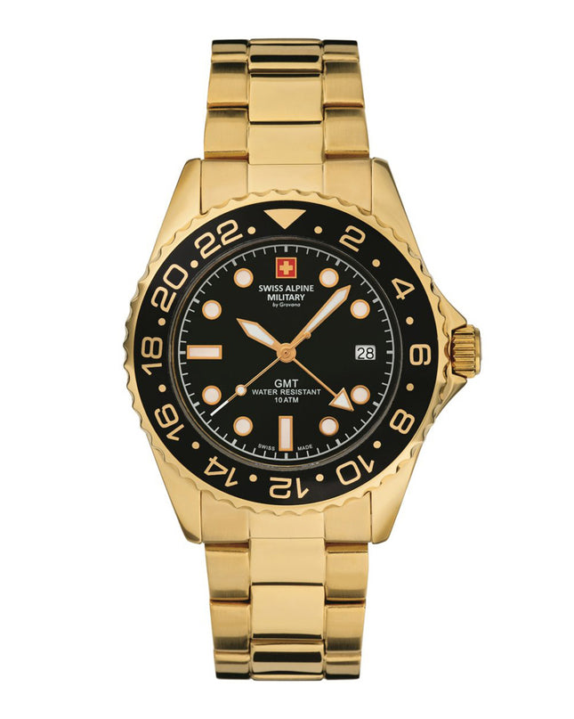 Swiss Alpine Military GMT 7052.1117SAM Herrenuhr-0