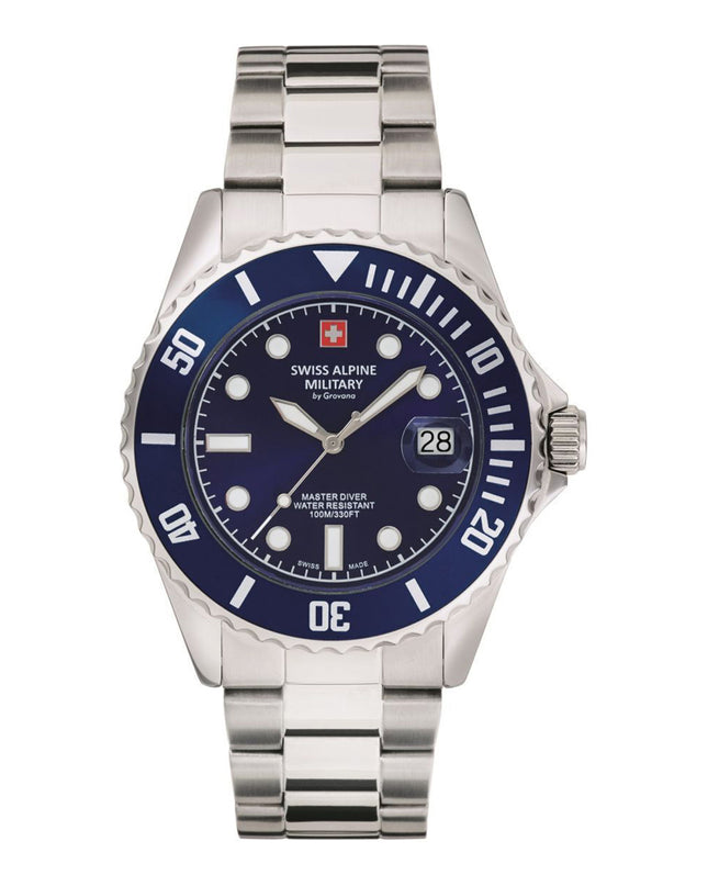 Swiss Alpine Military GMT 7052.1135SAM Herrenuhr-0