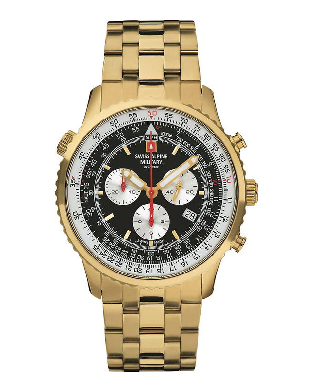 Swiss Alpine Military 7078.9117SAM Herrenuhr Chronograph-0