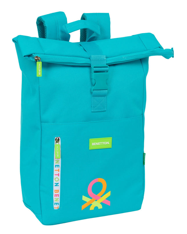 Casual Backpack Benetton Summer Blue-0