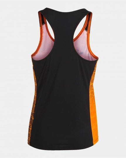 Tank Top Women Joma Sport Elite VIII Black Orange-1