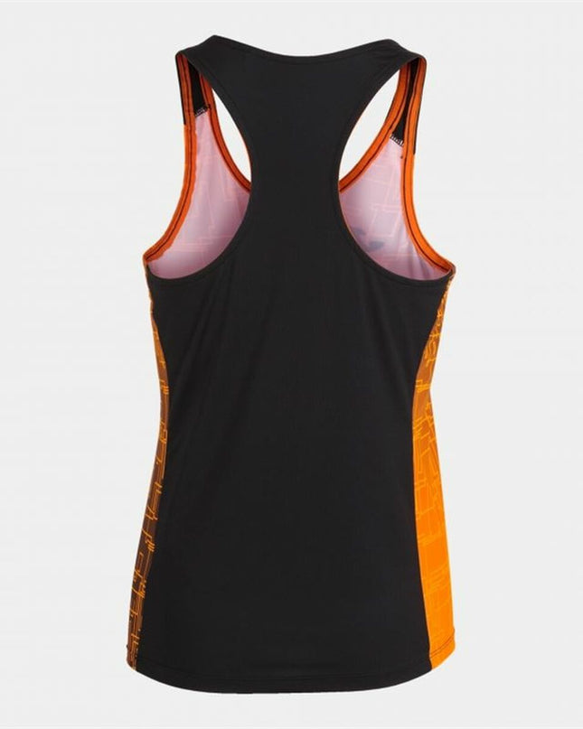 Tank Top Women Joma Sport Elite VIII Black Orange-1