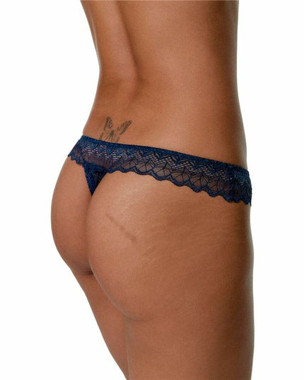 Thong Black Limba Binia Baltic Blue-2