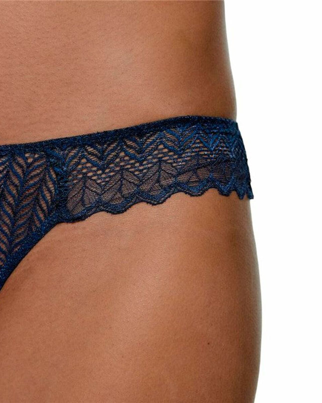 Thong Black Limba Binia Baltic Blue-1