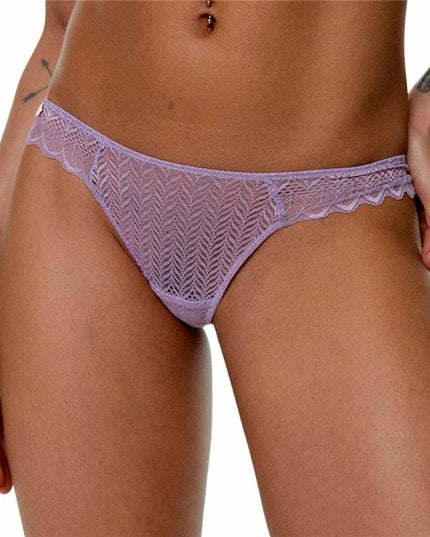 Thong Black Limba Binia  Violet-3