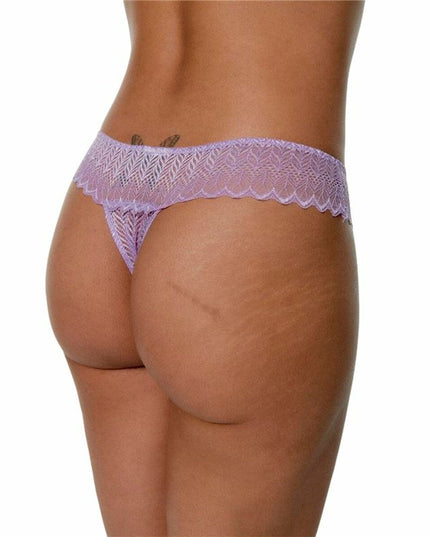 Thong Black Limba Binia  Violet-2