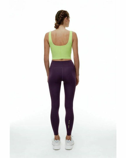 Women’s Sports Top Black Limba Bhakti  Lime-3