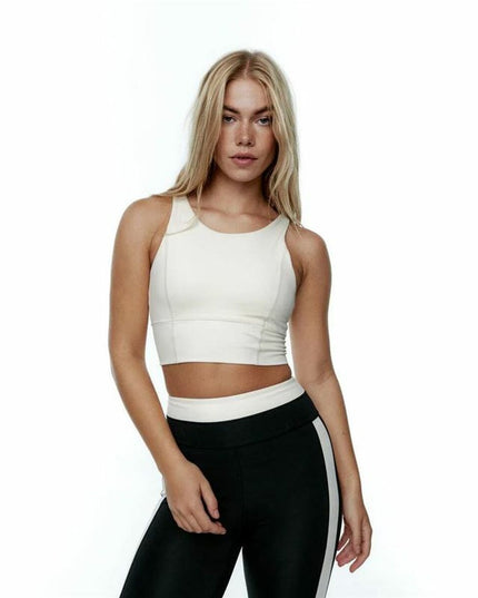 Women’s Sports Top Black Limba Diardi  Cream-7