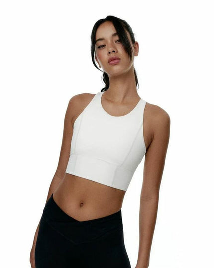 Women’s Sports Top Black Limba Diardi  Cream-4