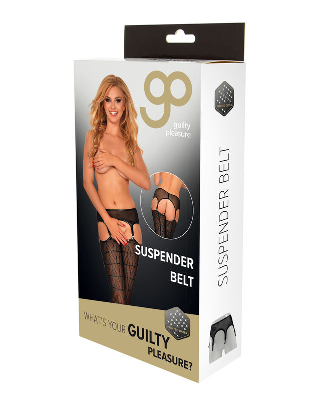 Suspender Guilty Pleasure Black XL-0