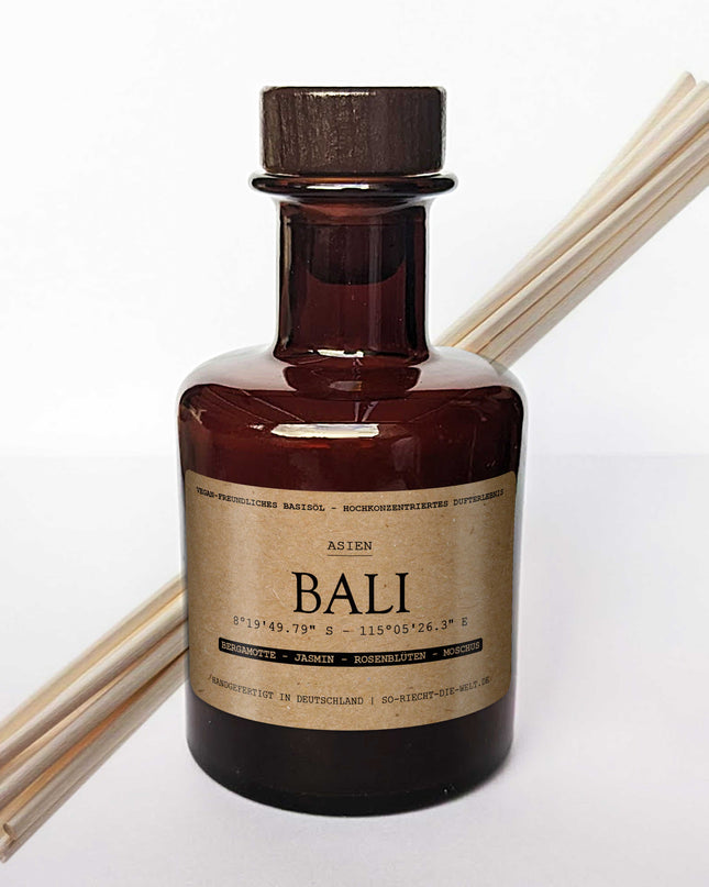 Bali Raumduft Diffuser - Bergamotte | Jasmin | Rosenblüten | Moschus-0