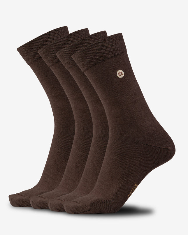 Business Anzugsocken aus Bio-Baumwolle 4X Paar-2