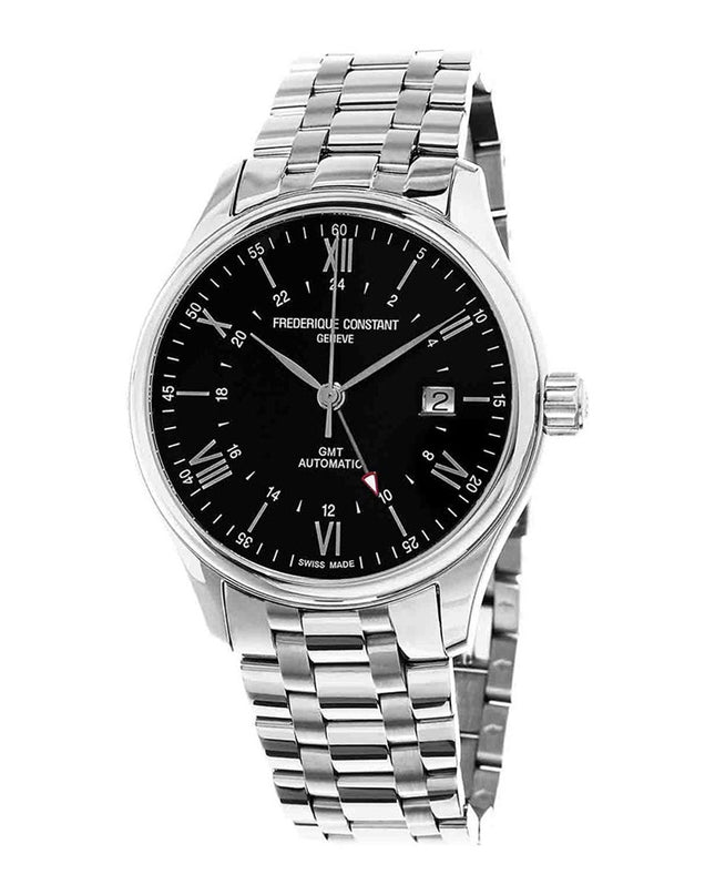 Frederique Constant Classic Index GMT Automatik FC-350B5B6B Herrenuhr-0