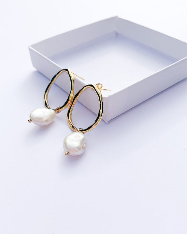 FIJI PEARL HOOPS 2,2CM-0