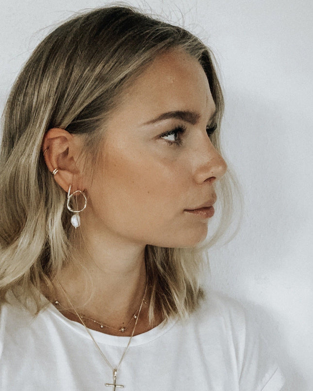 FIJI PEARL HOOPS 2,2CM-1