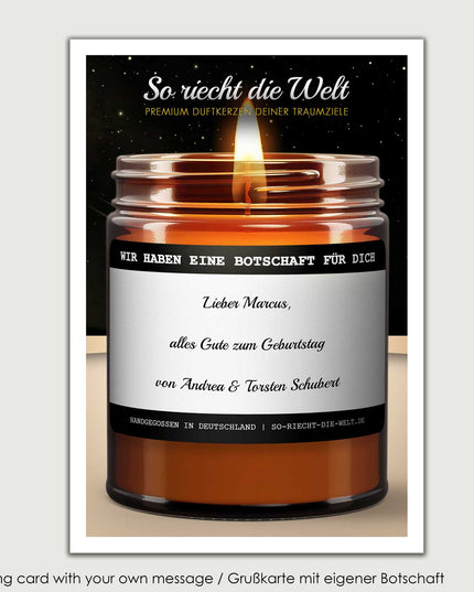 Teakholz Kerze - Best Scents Edition-3