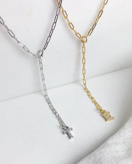 LETTER Y-DROP YLVIE NECKLACE-2