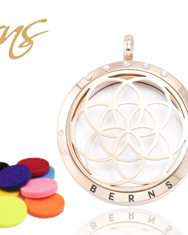 Anhänger - Parfüm/ätherisches Öl FRAGRANCE FLOWER CRY WHP GO + Geschenk-Halskette-0