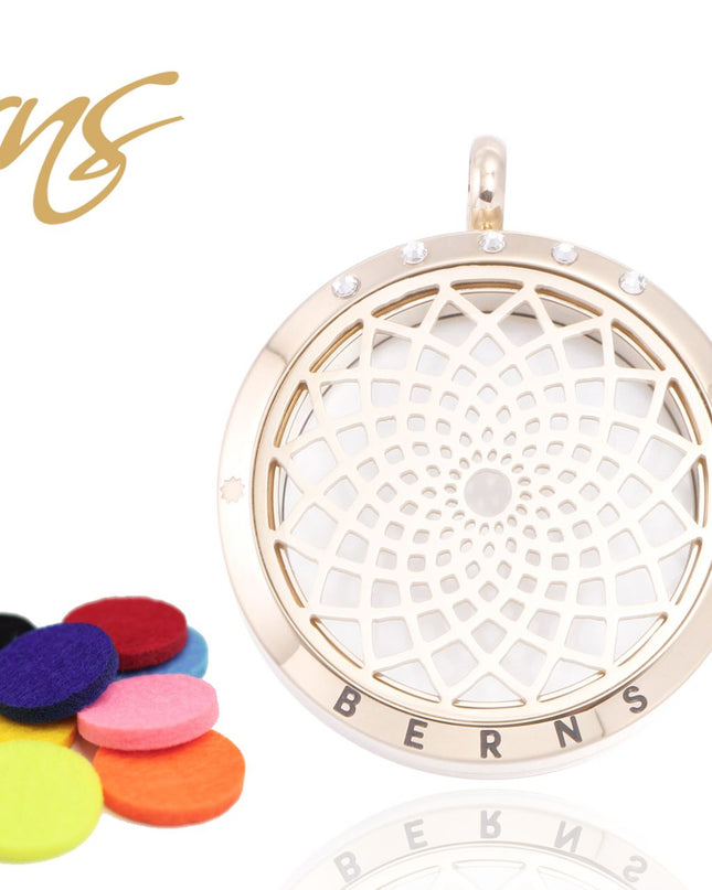 Anhänger - Parfüm/ätherisches Öl FRAGRANCE DREAM CATCHER CRY WHP GO + Geschenk-Halskette-0