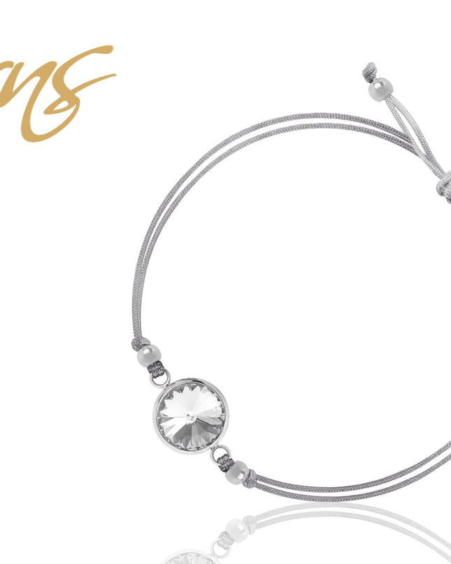 Armbänder NELLY SILVER Seidenfaden-0
