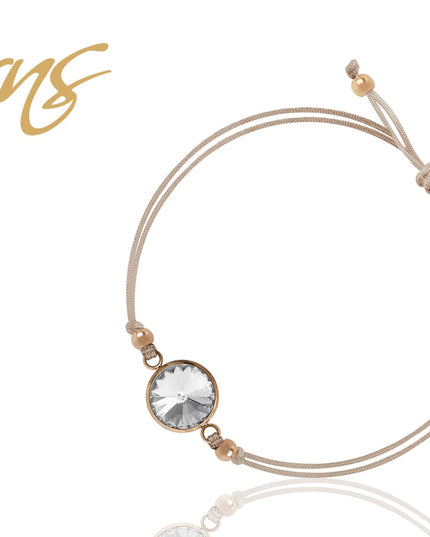 Armbänder NELLY NATUR-GOLD Seidenfaden-0