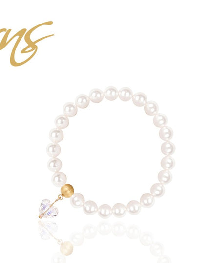 Armbänder BELLA WHITE AB C GO (Kindergröße)-0