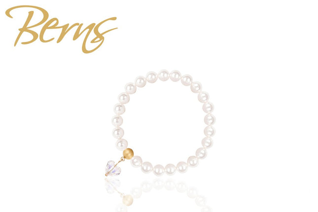 Armbänder BELLA WHITE AB C GO (Kindergröße)-0