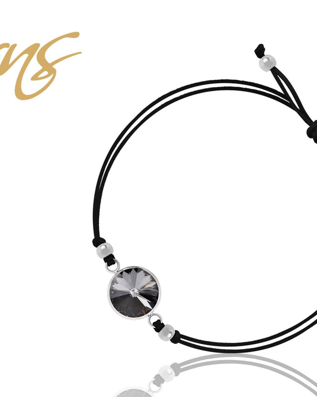 Armbänder NELLY BLACK Seidenfaden-0