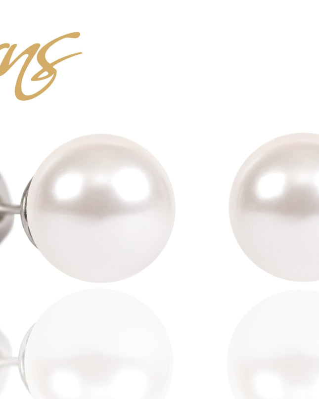 Ohrringe/Ohrstecker Perle CARIE 5818-WHITE 10mm-0