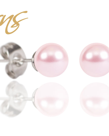 Ohrringe/Ohrstecker Perle CARIE 5818-ROSAL 6mm-0