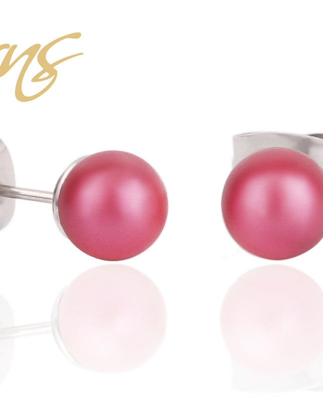 Ohrringe/Ohrstecker Perle CARIE 5818-MBERRY 6mm-0