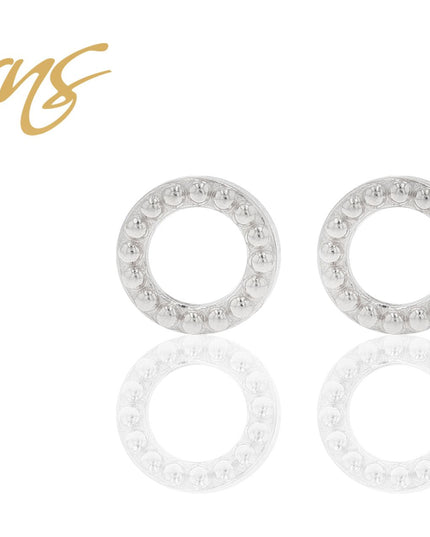 Ohrringe/Ohrstecker CLEAR ROUND W. SS-0