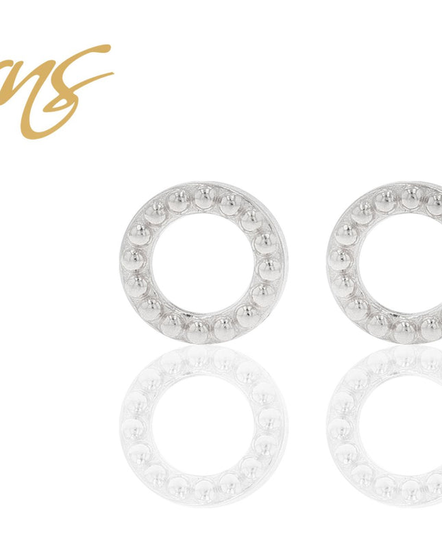 Ohrringe/Ohrstecker CLEAR ROUND W. SS-0