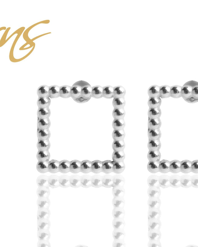 Ohrringe/Ohrstecker CLEAR SQUARE W. SS-0