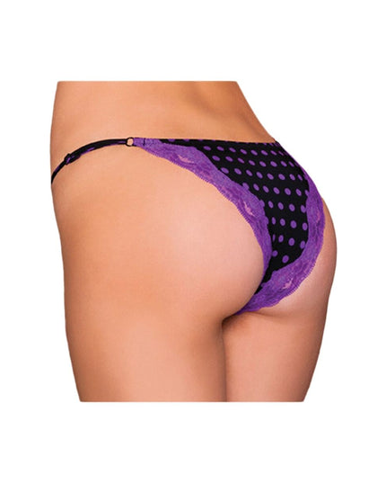 Thong with lace Seven Til Midnight One size-0