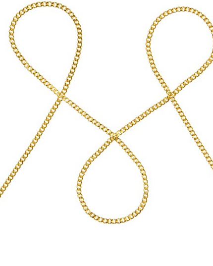Panzerkette TIMELESS Minimalistisch 8k Gold-0