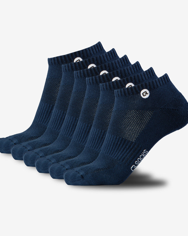 Sneaker Knöchel Socken gepolstert für Damen und Herren 6X Paar-0