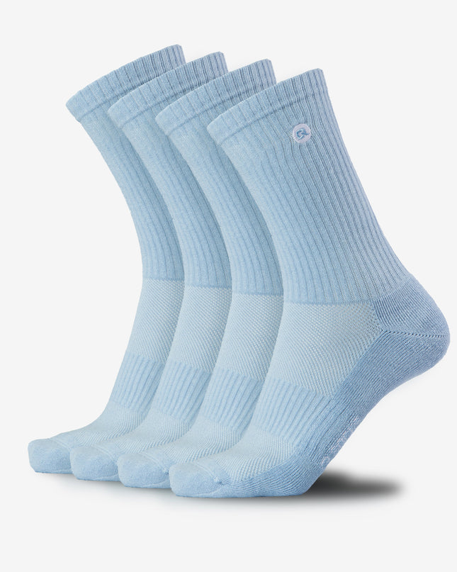 Tennissocken Crew Sportsocken gepolstert für Damen und Herren 4X Paar-0