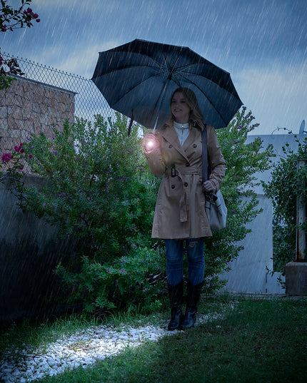 Folding Inverted Umbrella with LED Folbrella InnovaGoods-14