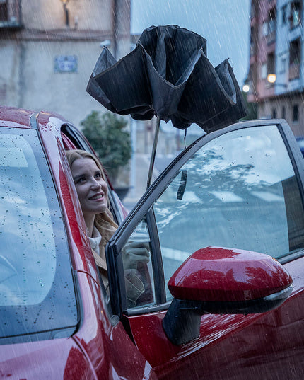 Folding Inverted Umbrella with LED Folbrella InnovaGoods-10