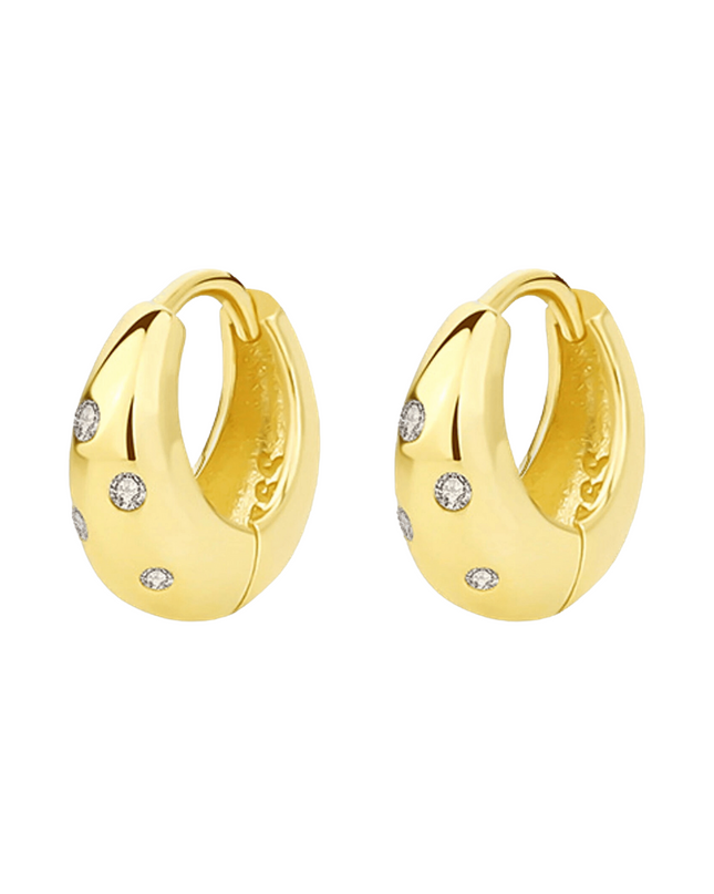 AIMEE HUGGIE HOOPS 1,2CM-0