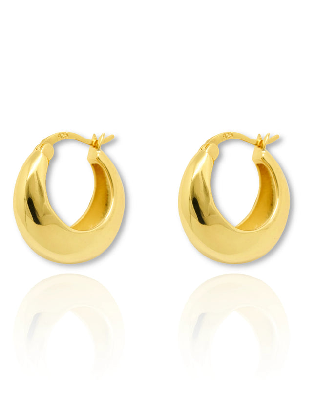 ANNA CHUNKY HOOPS 1,2CM-0
