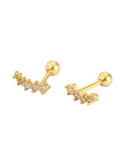 18 Karat Gold Plating, 925 Sterling Silver